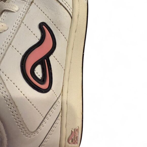 Vintage Y2K 2000s Rare Adio Women's White & Baby Pink Skate Shoes Sz 10 EUC - Picture 8 of 8